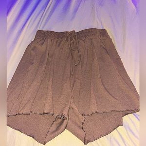 SHEIN flow brown athletic shorts